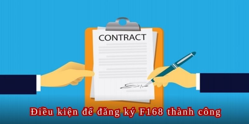 Điều kiện khi tạo tài khoản 